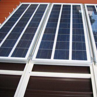 struttura porta pannello fotovoltaico - b.l.a. articoli edilizia e lattoneria
